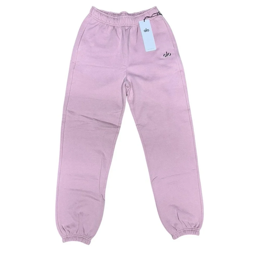 ALO‎ YOGA Accolade Sweatpant Ballet Pink Unisex Size Small